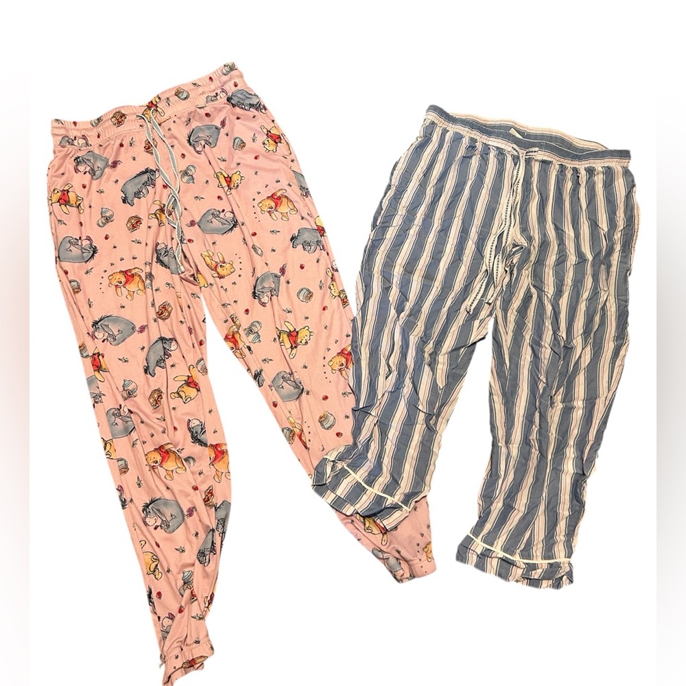 Gilligan & O'Malley Pink and Blue Pajama Bottoms